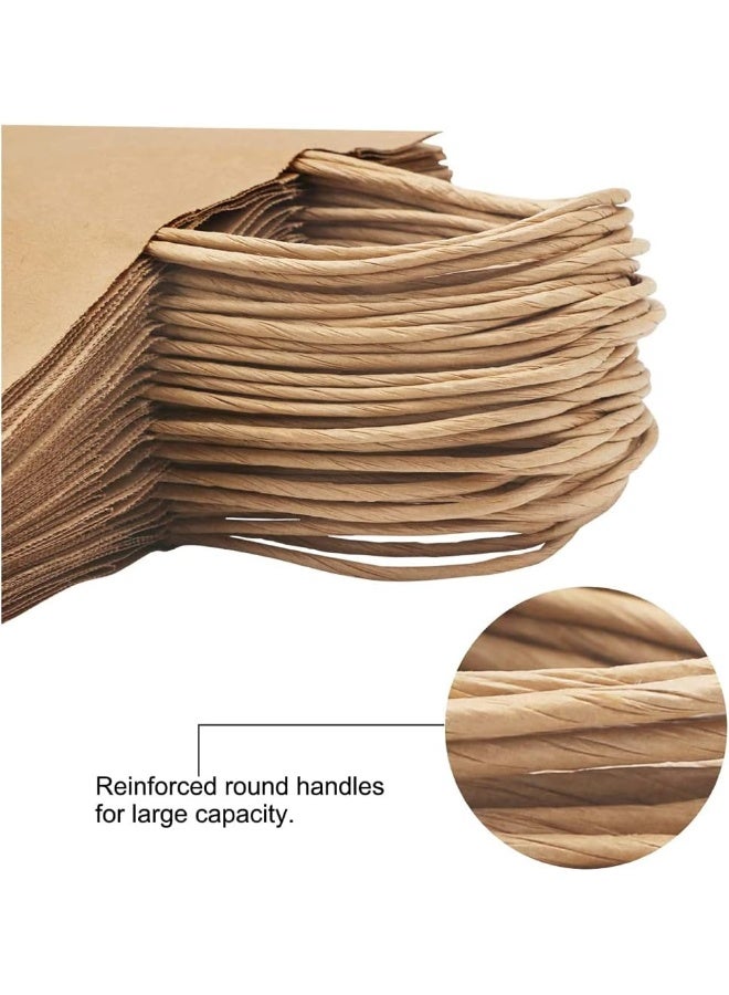 SNH Packing Kraft Paper Bag Brown Twisted Handle 33X34X18 cm Party Bags Hen Bride Birthday Gift Wedding Celebrations For Favour - 50 Pieces - Image 4
